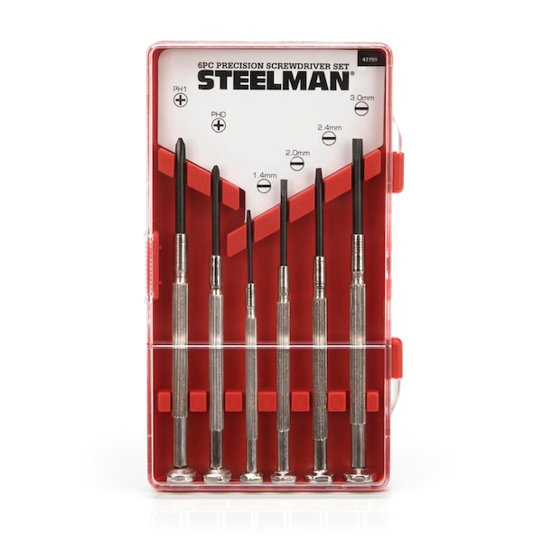 Steelman Precision Steel Shaft Screwdriver Set, 6-Piece 41799 - main